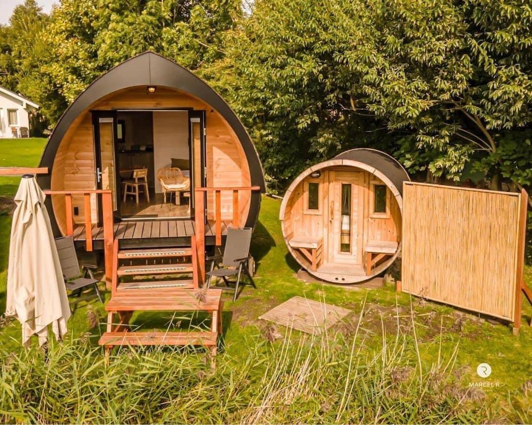 Pod Hotelkamer Aan Het Water Dokkum Eksteriør bilde